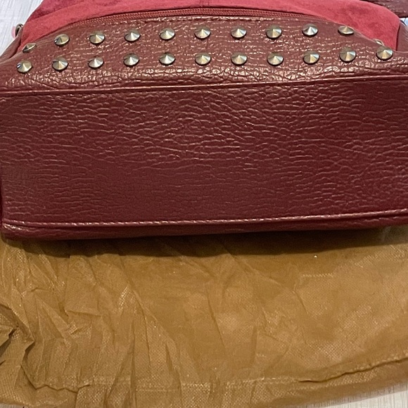 ELLA & ELLY NWT Red Burgundy Bag - Picture 9 of 9